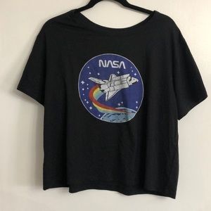 Fifth Sun | NASA crop top tee | 1x